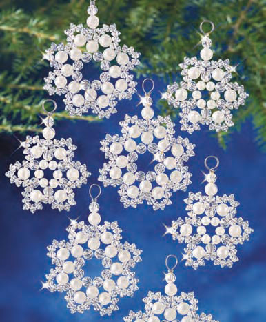 mini bead kit - sparkling snowflake ornament – The Freckled Pear