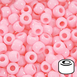 84090 EBL Pony Bead 6x9mm Pearl Light Pink 750pc