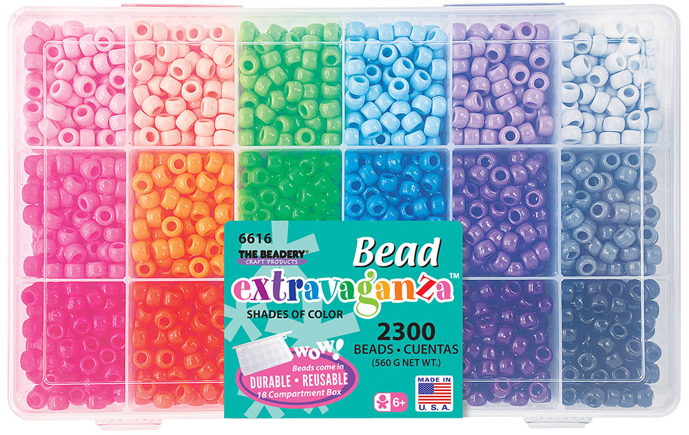 Beadery Bead Extravaganza Bead Box Kit 19.75oz-Crayon